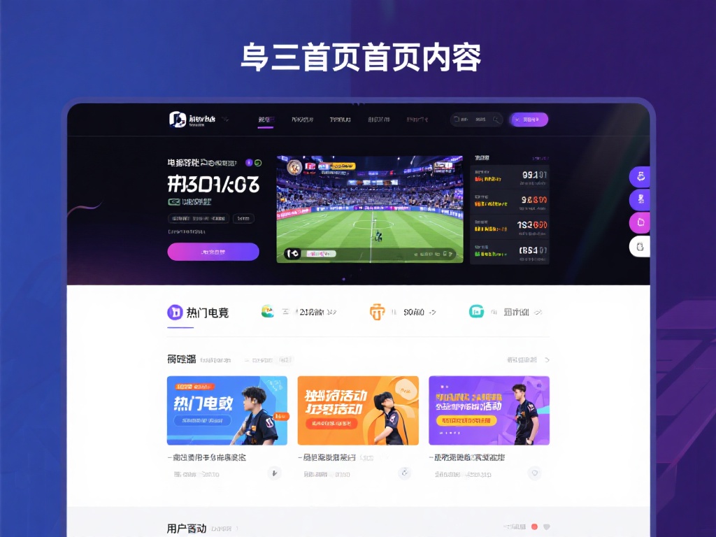 此外，首页内容不仅局限于赛事介绍，还提供用户互动活
